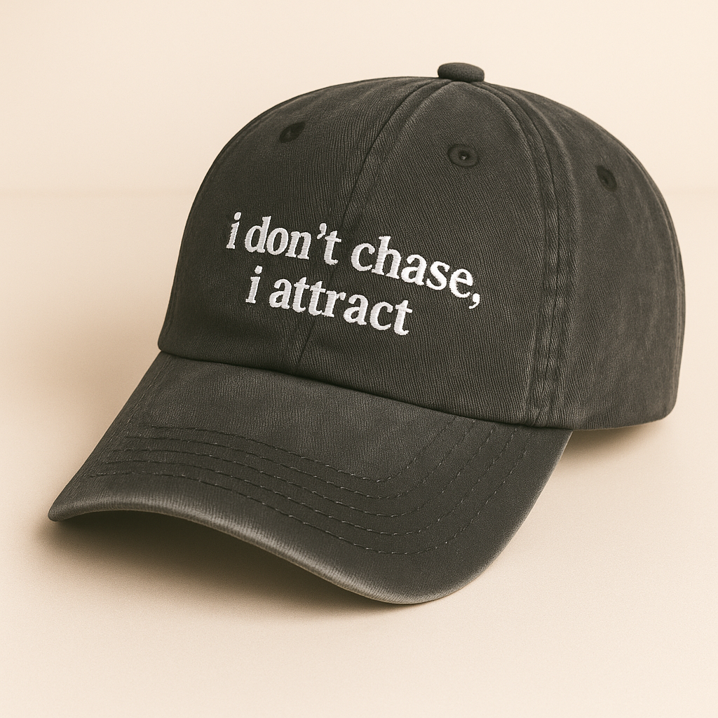 I don't chase, I attract Cap