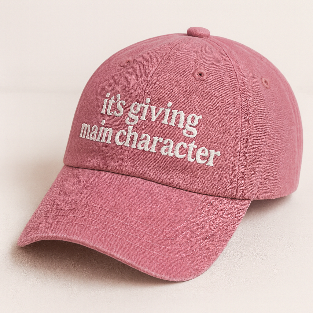 It's Giving Main Character Cap